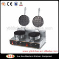 Commercial Electric Stainless Steel Double Waffle Maker With CE